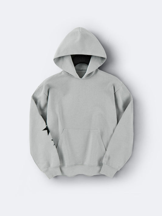 Original gray star graffiti hoodie hoodie