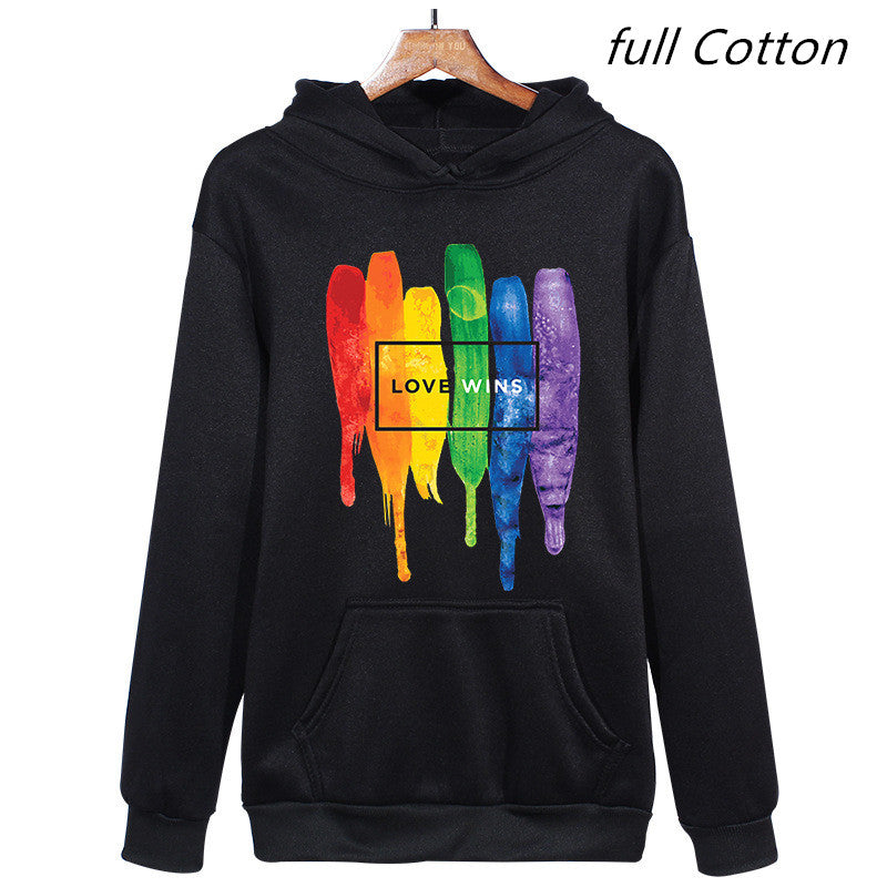 Men's Pride Lgbt Cotton Fleece Hoodies Sweatshirts 2022/2023 Man Love Wins Sweatshirts Hoodies Comics Hoodie