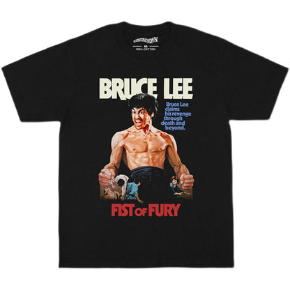 Lee Bruce Lee Jingwumen Movie Casual Short-Sleeved T-shirt