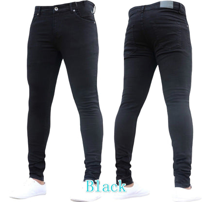 Jeans Summer Distressed Thin Slim Jeans