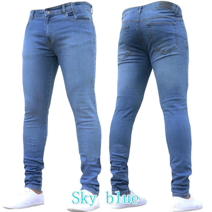 Jeans Summer Distressed Thin Slim Jeans