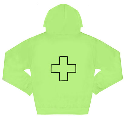 Candy Color Hooded Fleece Pullover Sweatshirt