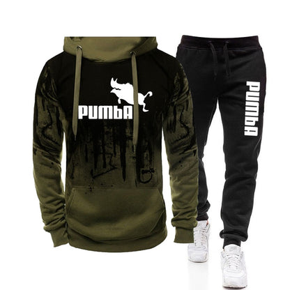 2023 Hot Sale Mens New Tracksuit Hoodies and Black Sweatpants High Quality Male Dialy Casual Sports Jogging Set Autumn Outfits