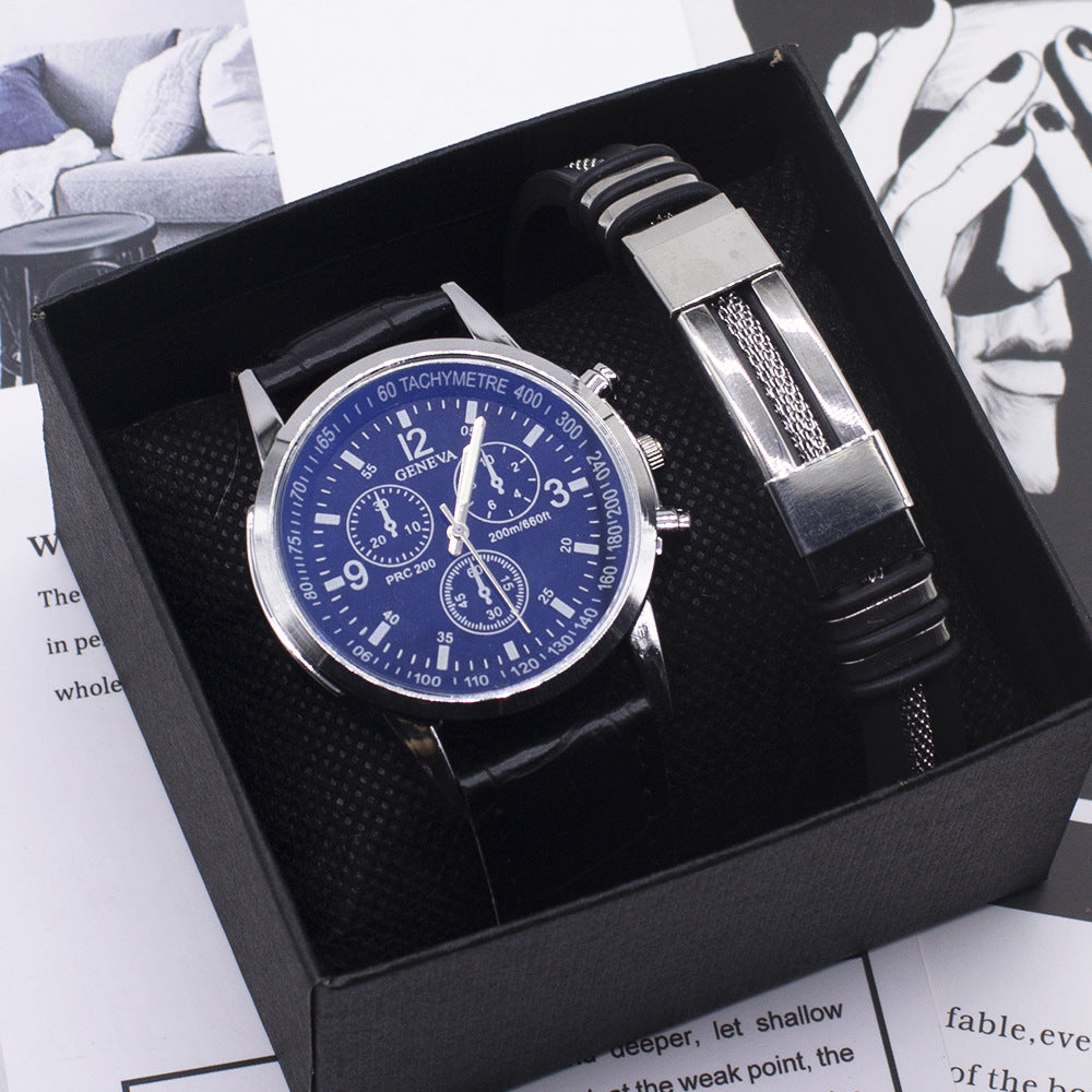 Blue Light Glass Wrist Watch Men New Watches