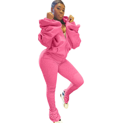 2022/2023 Women Sportswear 2 Pieces Set Long Sleeve Autumn Tracksuit