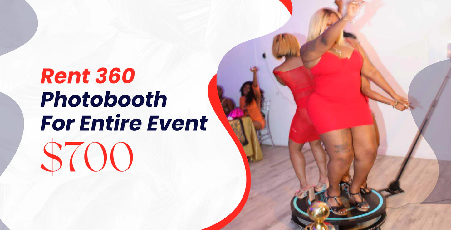 360 Photobooth with Photographer for Rent