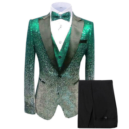 Three-piece Stage Suit For Men