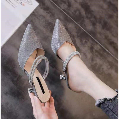 Baotou Sandals Women Stiletto Heels