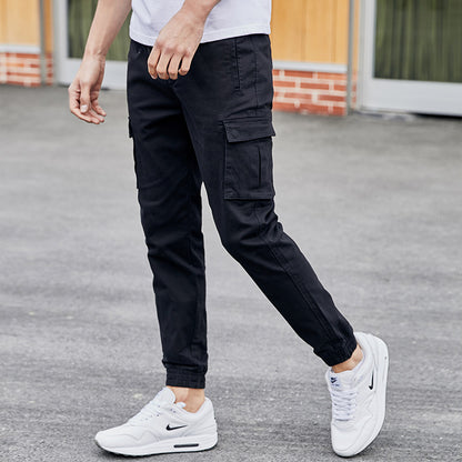 Autumn Men's Casual Military Fashion Slim Fit Jogger Pants