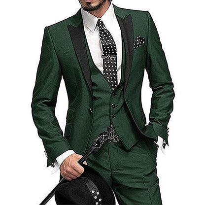 Men's Three-piece Suit Bridegroom Best Man Wedding Suit Men