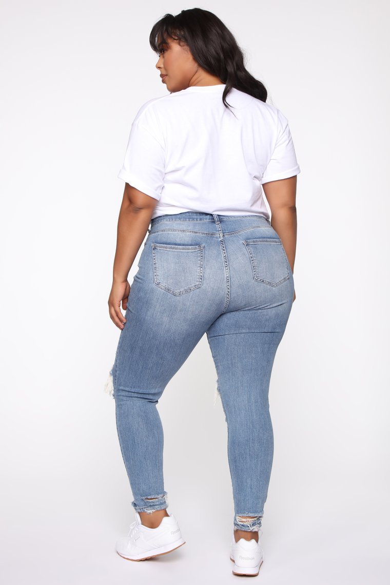 Stretch Ripped Women Plus Size Jeans Plus Size Jeans